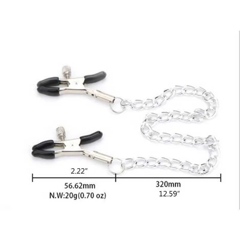 Beauty Items 3Pcs Nipple Clamps and Suckers fun adult gifts Metal