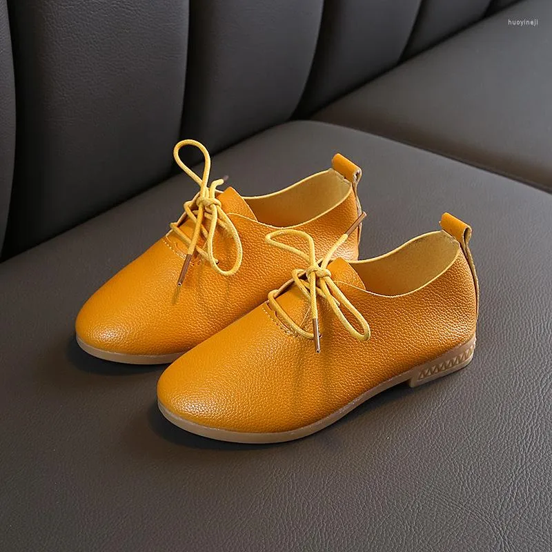 Shorts 2022 Nice Toddler Little Girl Leather Shoes Formal Boys School Student Lace Up Evening Party Dresses For Kids Baby