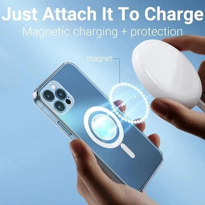 Magsafe Magnetic Wireless Charging Case For IPhone 14/13/11/12 Pro  Max/Mini/XR/XT/7/8 Plus/SE/20 With Magnetic Wallet Card Holder And Card  From Vipfun, $3.58