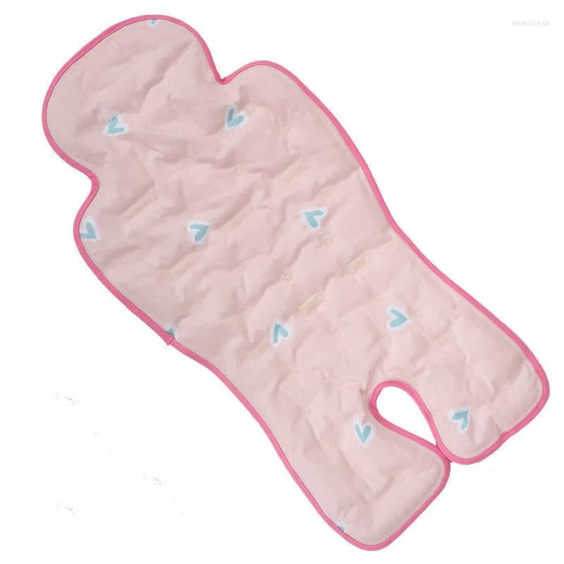 Stroller Parts Summer Cooling Borns Pushchair Seat Liner Breathable Sleeping Cushion Baby Head Support Pillow Infant Accessories