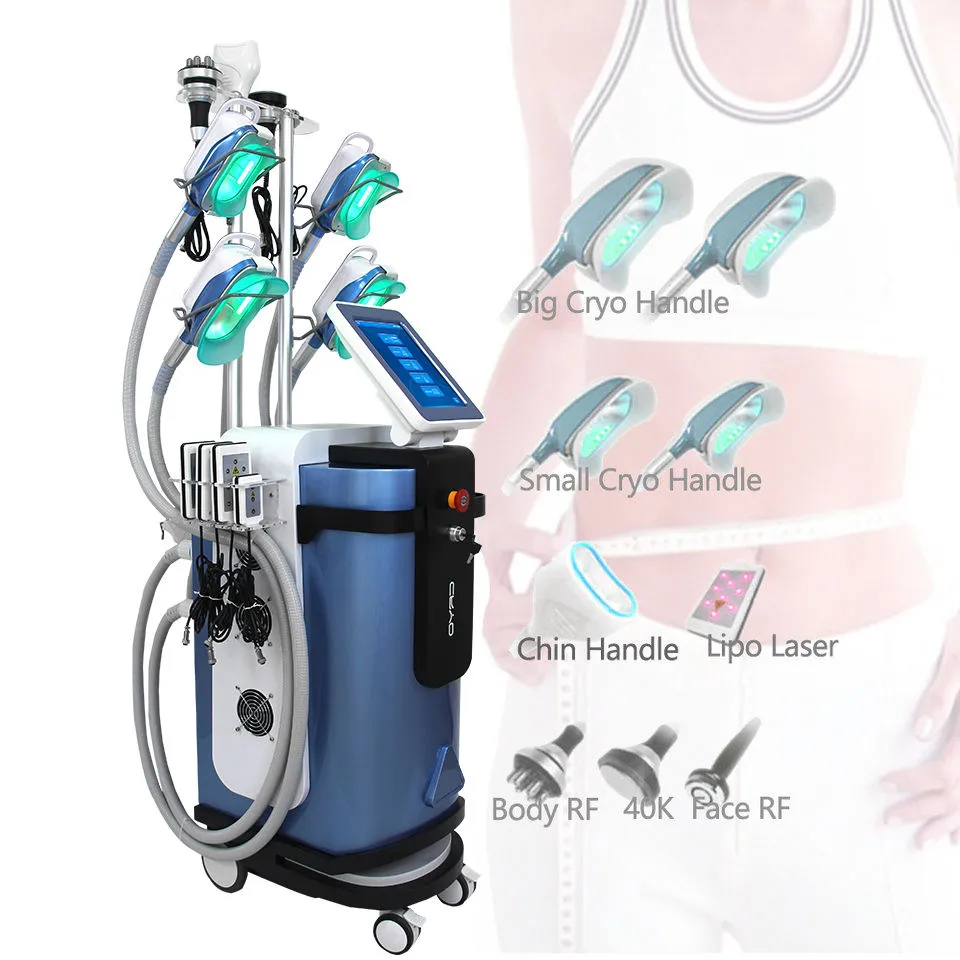 Kryolipolyse-Körperkonturierungsmaschine, Fettgefrieren, 360-Grad-Kryo-Liposuktionsausrüstung, Lipo-Laser-Schlankheitsmaschinen, 2 Jahre Garantie