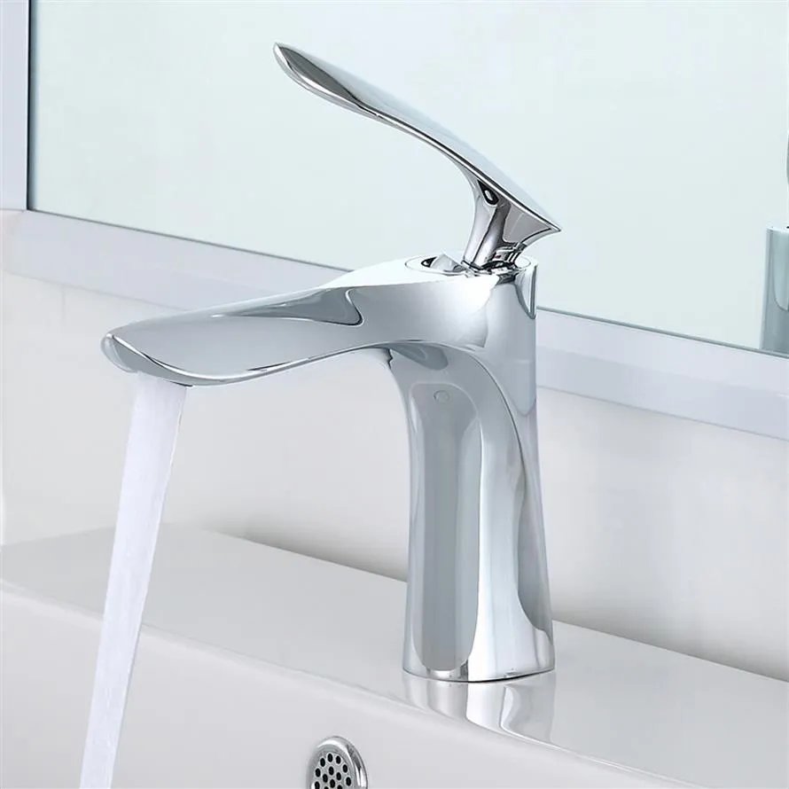 All Copper el Bathroom Faucet Single Hole Outdoor Garden Face Faucet And Cold Hand Washing Faucets for Sinks Ceramic Basin 300r