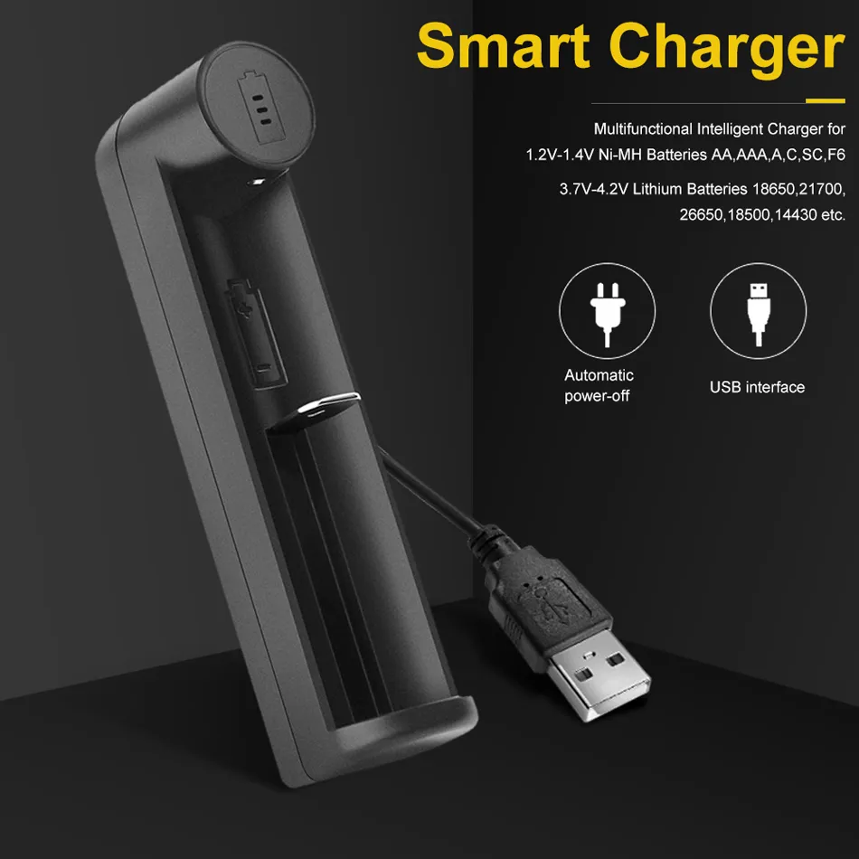Chargeur intelligent de batterie lithium-ion/lithium polymère 3,7 V