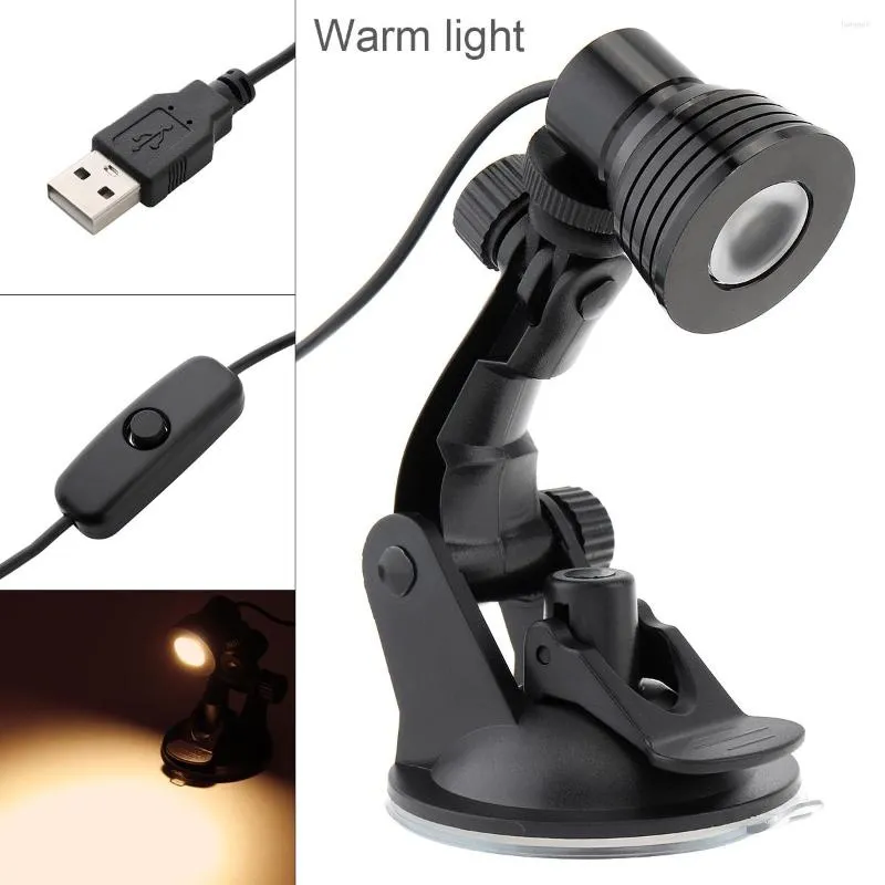 Lampy stołowe 3W USB Lampka o mocy Lampa Elastyczna ochrona oka Sekcja Sekcja Sypialnia salon do nauki/pracy