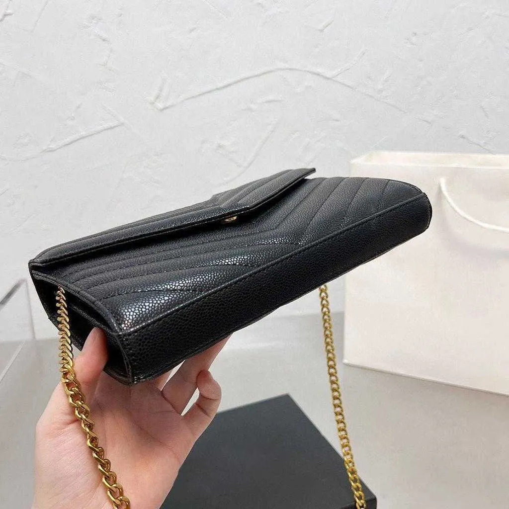 Top Quality Leather clutch for women Evening Bags fashion chain lady shoulder bag handbag mini package messenger bag card holder purse tote