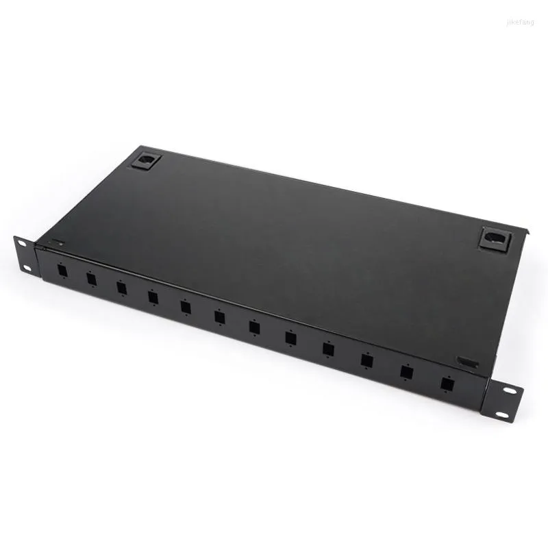 Fiber Optic Equipment Terminal Box 12 Core utan adapter Pigtail Ports Optical Patch Panel OEM Distribution Frame Empty