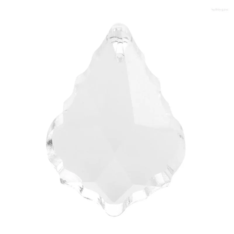 Ljuskrona kristall 38mm h￤nge optiskt prisma transparent glasp￤rla fluorescerande lampdekorativ
