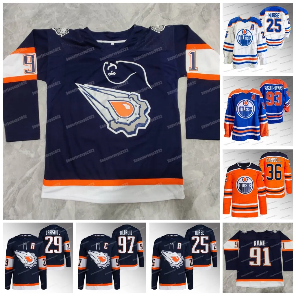 97 Connor McDavid Jersey Evander Kane Oiler Leon Draisaitl Zach Hyman