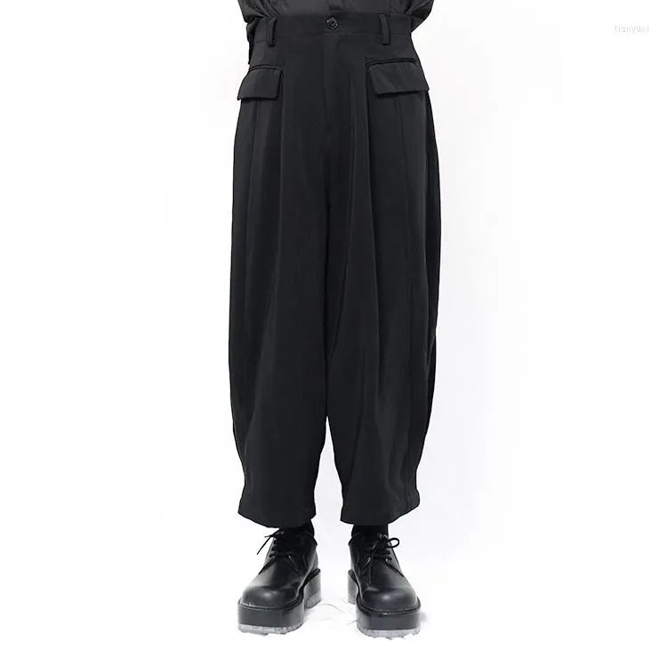 Men's Pants 2022 Men Clothing Hair Stylist Fashion Super Loose Close Up Harem Skirt Plus Size Costumes 27-46