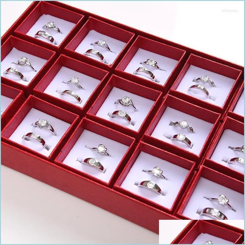 Bröllopsringar bröllop ringar 15pairs/set sie color gyllene zirkonpar för män kvinnor engagemang gåva öppna justerbara smycken ringar dhtwn