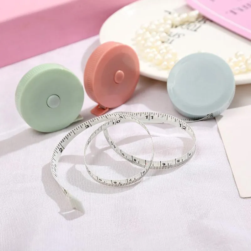 Multifunctional Tape Measure Body Measuring Tape Automatic Telescopic Tape  Sewing Tailor Measurement Tool Automatic Circle Ruler