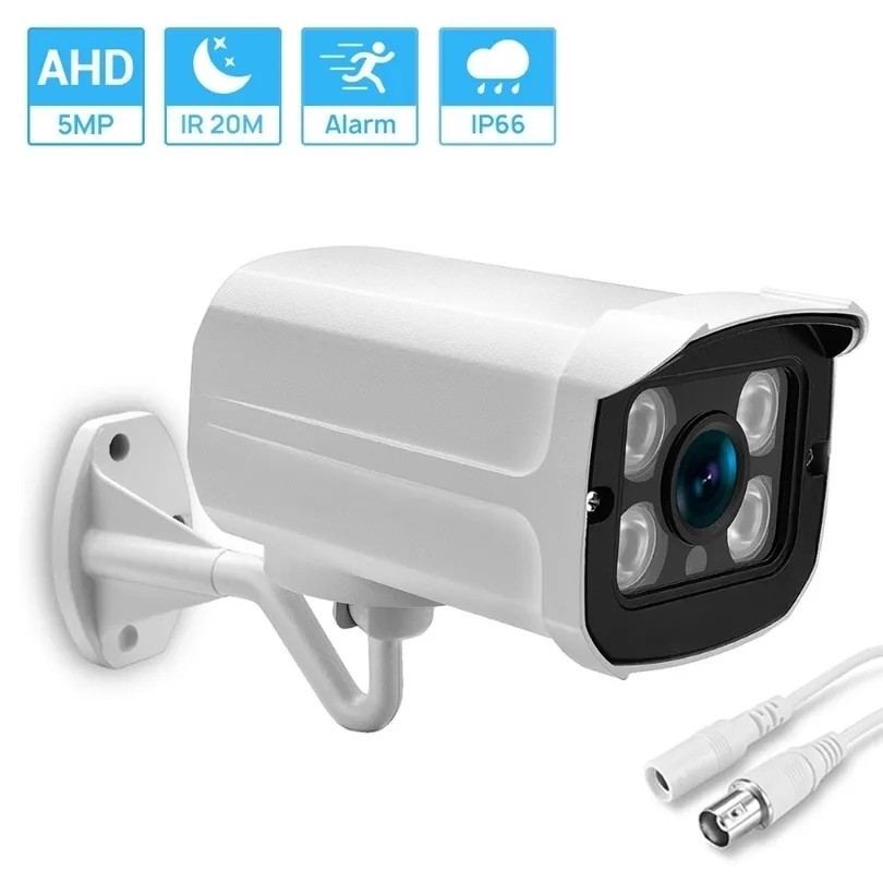 Dome Cameras AHD CCTV 5MP 1080P 720P Optioanl High Resolution 4 Array LED Nightvision Waterproof Bullet Outdoor 221022
