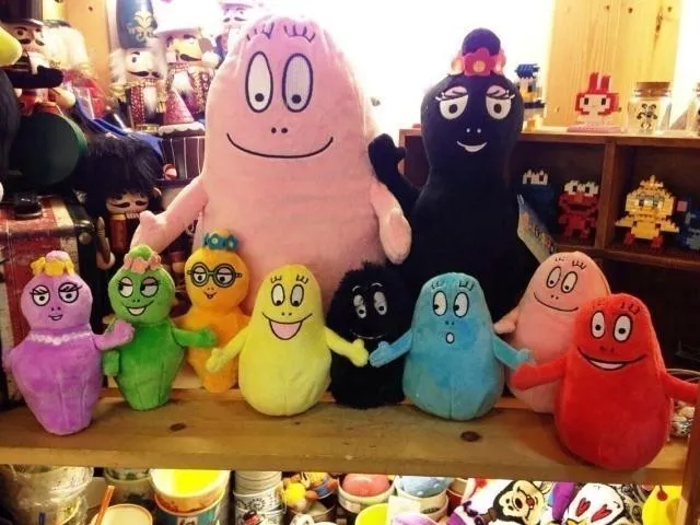 バーバパパ ぬいぐるみ ファミリー 9 個セット、ソフトコットン