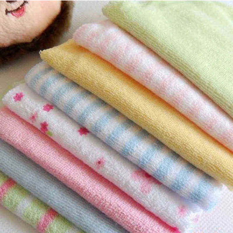 8 PCSset Cotton SAFE Baby Small Square Towels Baby Food Napkins NOUVEAU CHANGE MANKERCHIEF J220816