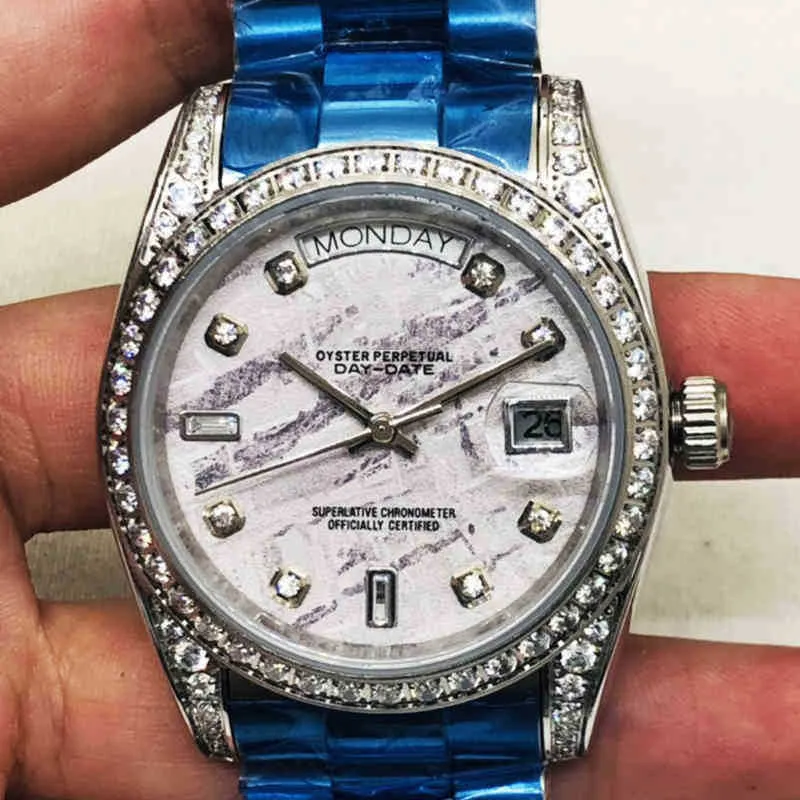 SUPERCLONE Datejust DATE c 사파이어 디자이너 시계 자동 기계 고급 남성 기계식 로그 사각형 전체 Rz1540 제네바 남성용 손목 시계