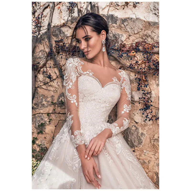 Lace Sweep Train Wedding Dress with Applique Bodice, Off-Shoulder Neck,  Capped Sleeves, and Lace-Up Back for Chapel Weddings from Dhgate Ball Gown Wedding  Dresses - price 544.86