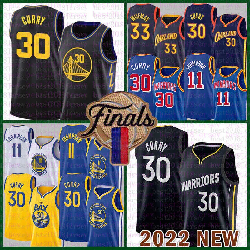 Basketbal jersey 11 30 33 Pink 22 Nieuwe patch Stephen Curry James Wiseman Klay Thompson