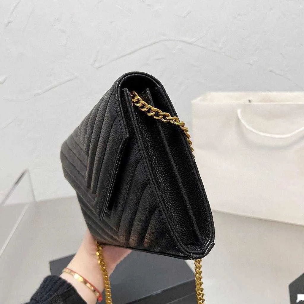 Top Quality Leather clutch for women Evening Bags fashion chain lady shoulder bag handbag mini package messenger bag card holder purse tote