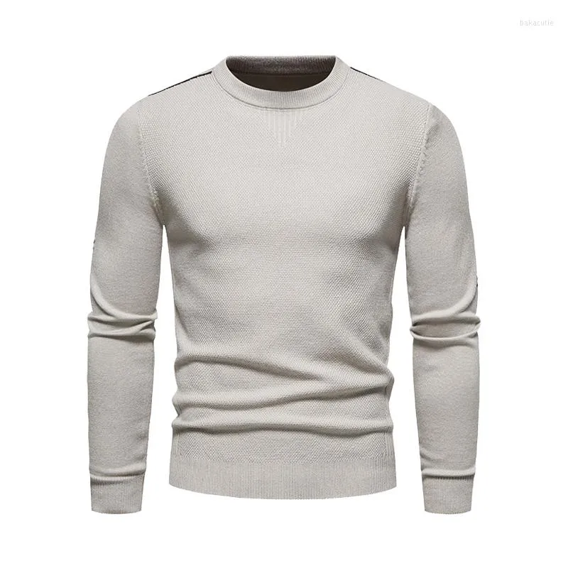 Maglioni da uomo senza stiratura nero kaki per uomo primavera autunno inverno vestiti 2022 pull oversize stile classico pullover casual