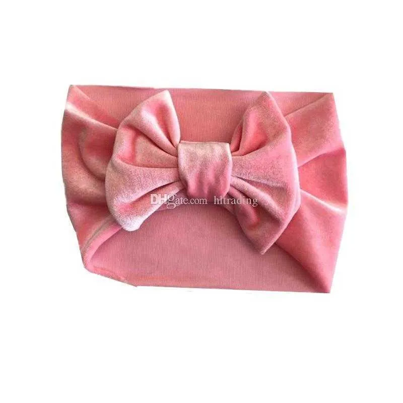 Girls Gold velvet Bow headbands kids bowknot Princess Hair band 2020 new children Boutique Hair Accessories C3604