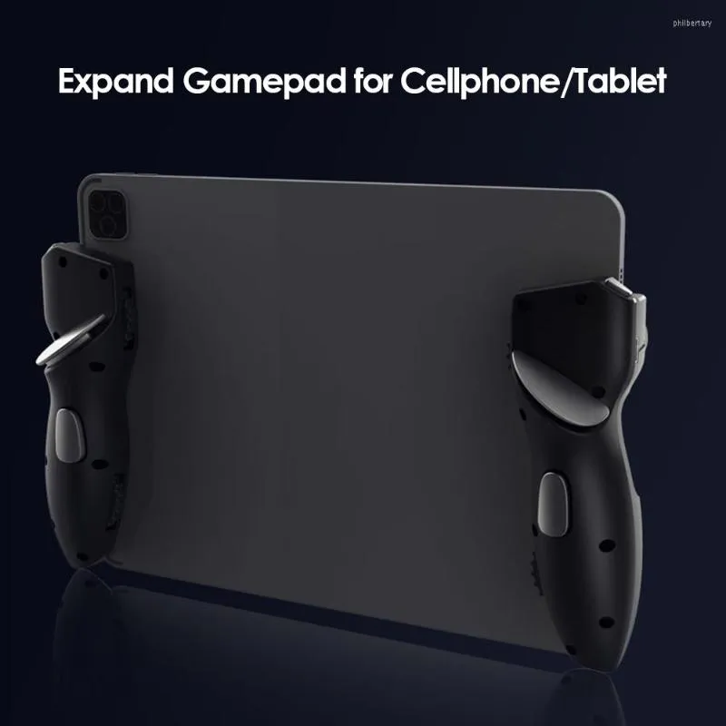 Spelkontroller Six Finger Controller Gamepad f￶r surfplatta Telefon Mobil PUBG Trigger Handle