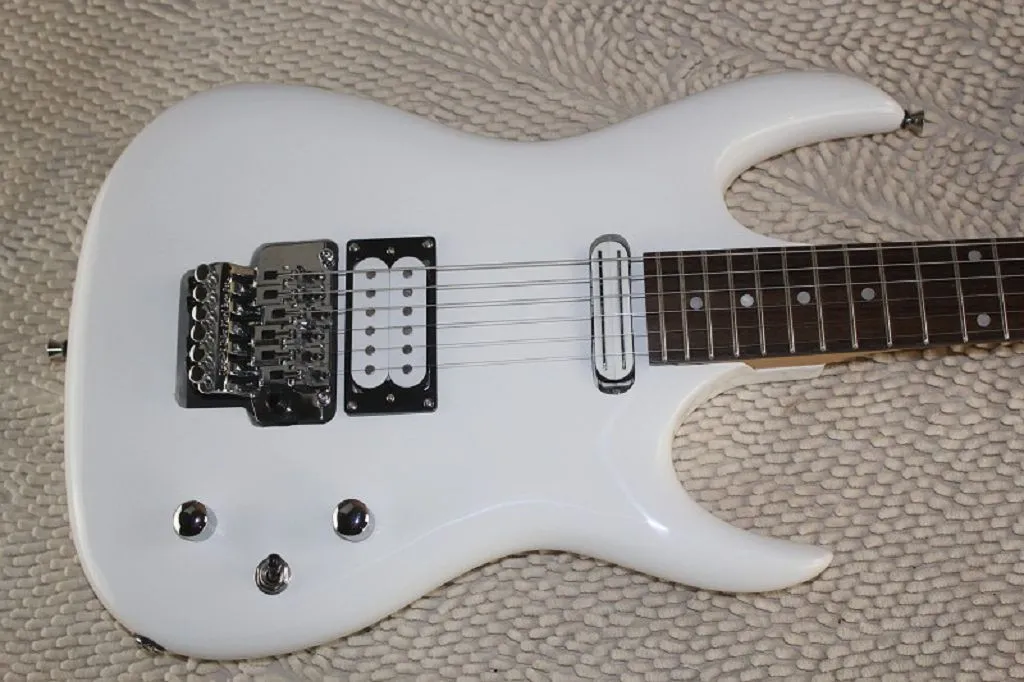 Guitarra eléctrica blanca Joe Satriani con fábrica de vibrato al por mayor