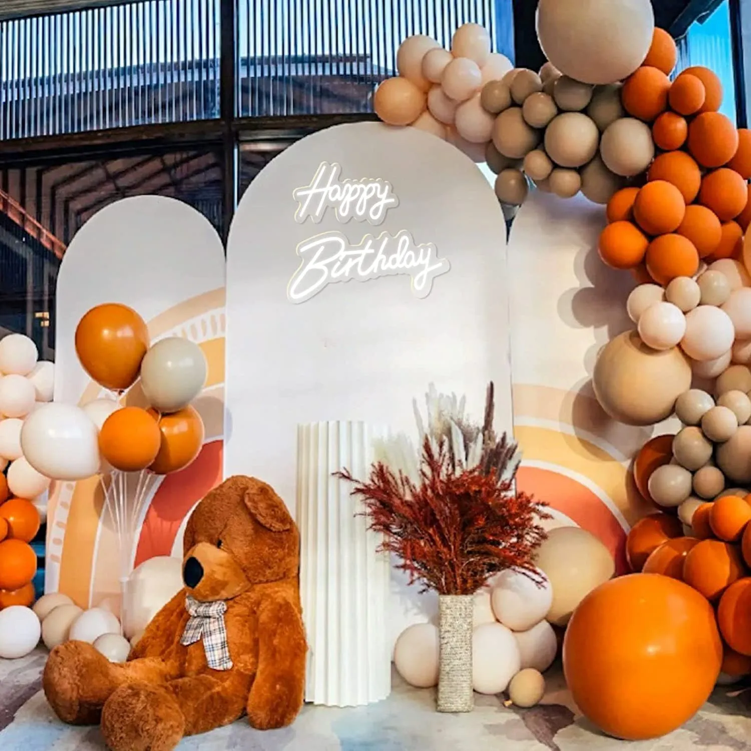 생일 축하 파티 장식 수제 네온 라이트 12 v 슈퍼 밝은 분위기 조명 LED 표지판 휴일 장식 파티 장식