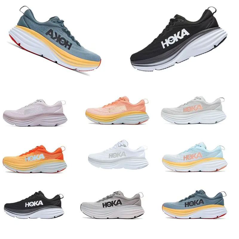 2022 One Clifton Bondi 8 Running Shoes Lightweight Cushioning Long Road Road Runner Shoe Men Women Sneakers Drop Assected Lifested Lifestyle