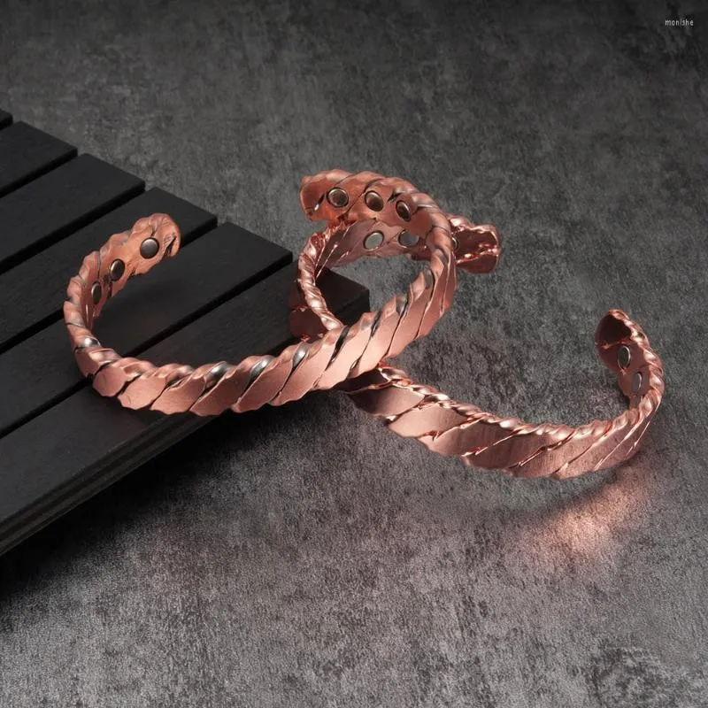 Magnetic copper bangle best sale