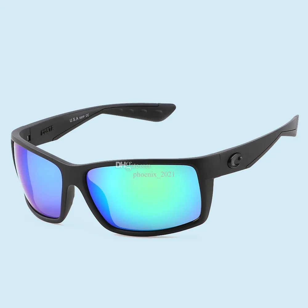 Costa güneş gözlüğü polarizasyon UV400 güneş gözlüğü tasarımcısı Reefton Balıkçılık Güneş Gözlük PC Lensler Renkli Kaplamalı TR-90Silikon Çerçeve; Mağaza/21621802