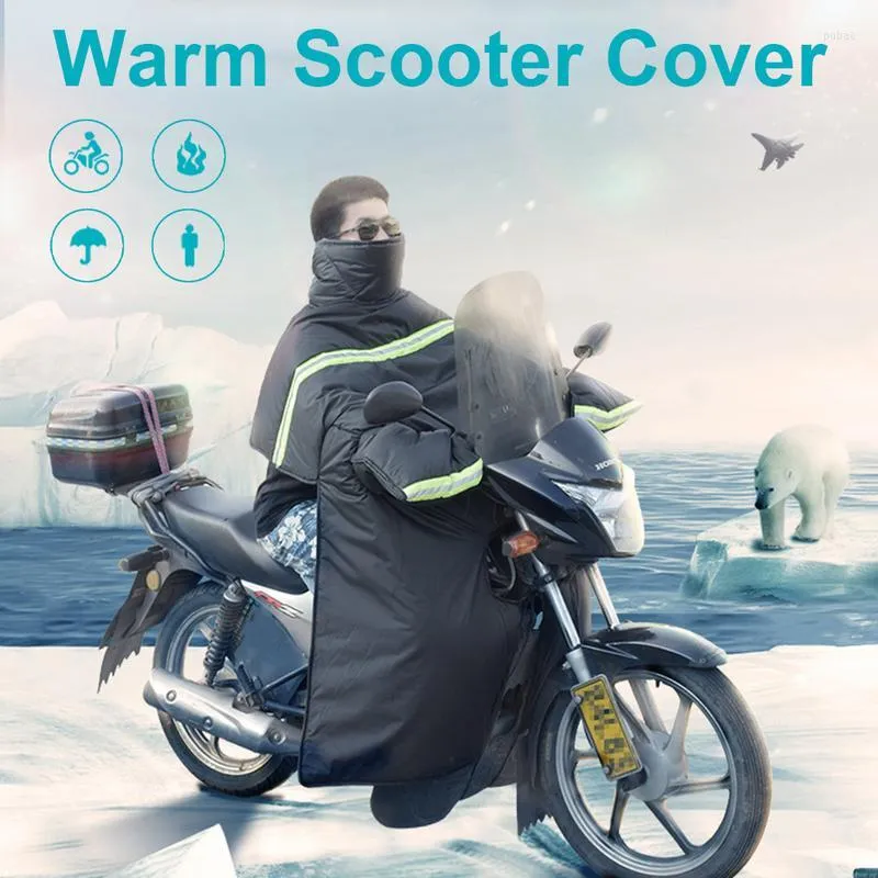 V￪tements de moto Universal Scooters Couvercle de jambe pour le vent de pluie Protecteur Cold Protecteur G￩n￩e Motorbike plus chaude