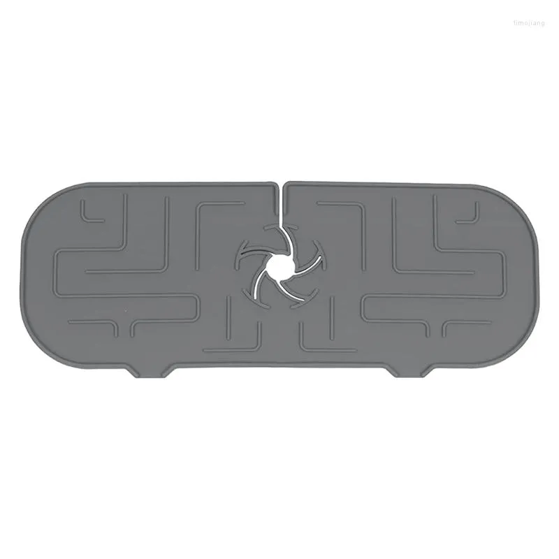 Tapis de table évier de cuisine garde-boue tampons de robinet en silicone protecteur tapis en caoutchouc protecteurs anti-goutte pour salle de bain