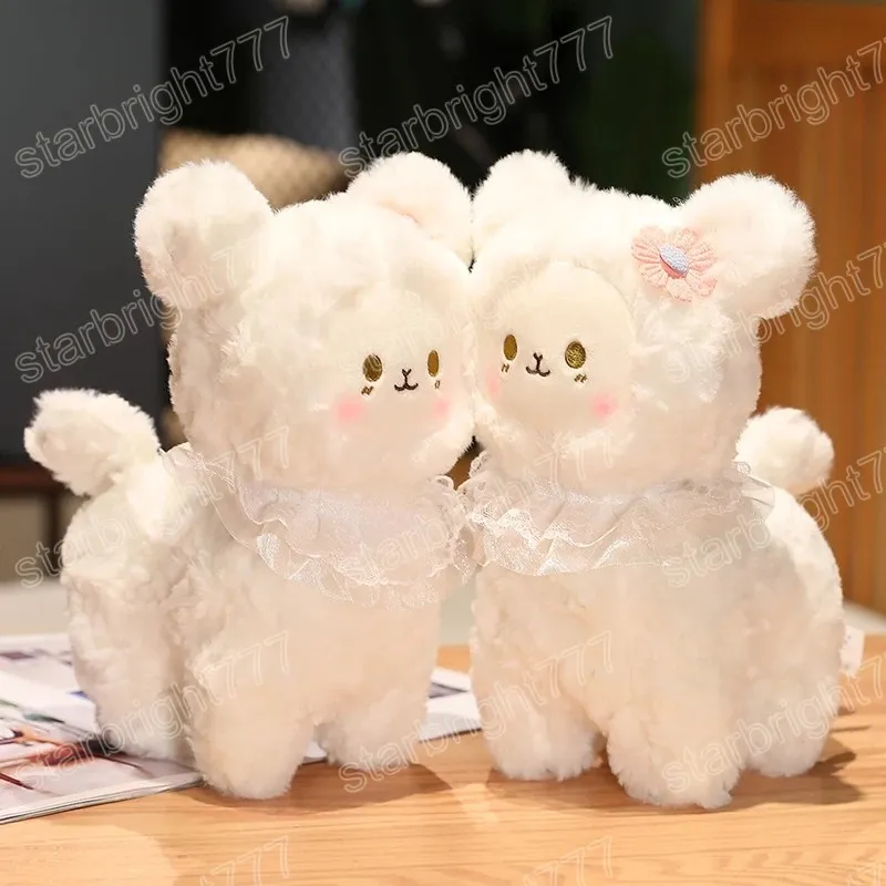 Kawaii doux Animal mouton alpaga peluche peluche poupée décoration de la maison jouets mignon bébé enfant petite amie anniversaire compagnon cadeau