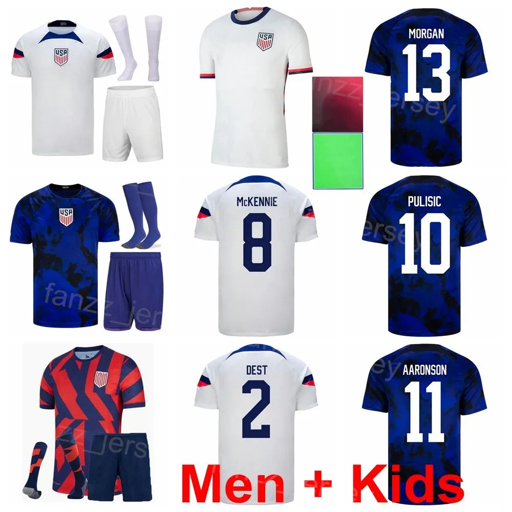 2022 2023 Soccer Jerseys 22 23 World Cup National Team America 10