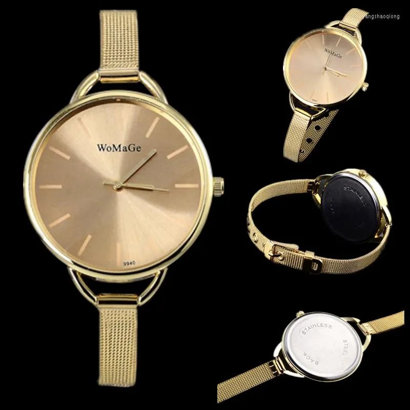 腕時計の豪華な女性の時計ファッションゴールドウォッチ女性ブレスレットレディース女性時計ゼガレクダムスキー