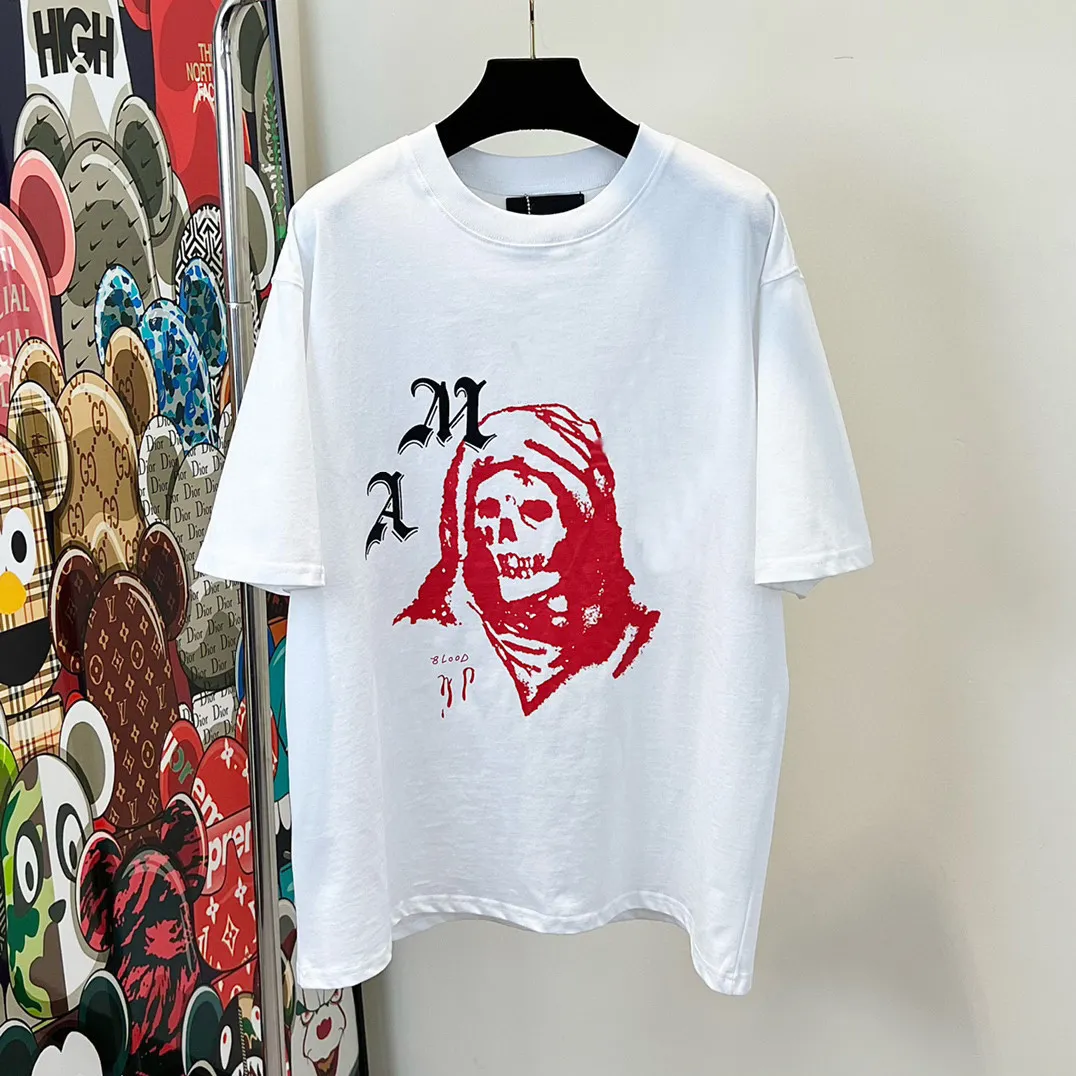 Mens designer t shirt summer Womens T-Shirts Fashion devil face print Men Casual short sleeves Top Short Sleeve