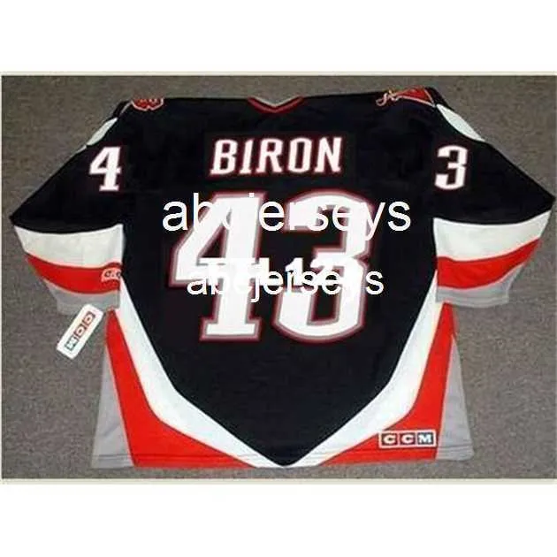 mannen hockey #43 MARTIN BIRON 2003 CCM vintage Hockeys Jersey Stitch voegt een willekeurig naamnummer toe