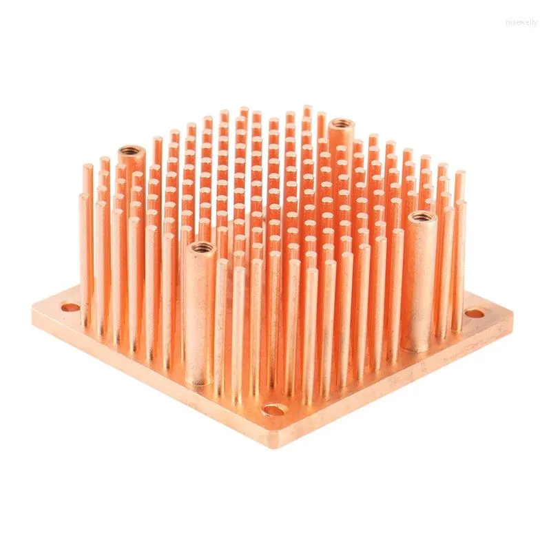 Computer Coolings Server CPU Chip Pure Copper Needle Cylindrical Heat Sink Fins Diy Passive Radiator Overclocking Silent Fanless
