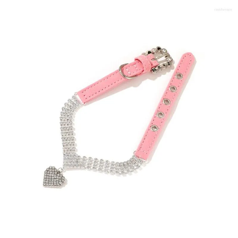 Hondenkragen strass kraag verstelbare nekband diamant kristal voor klein meisje huisdier puppy accessoires bruiloft verjaardag