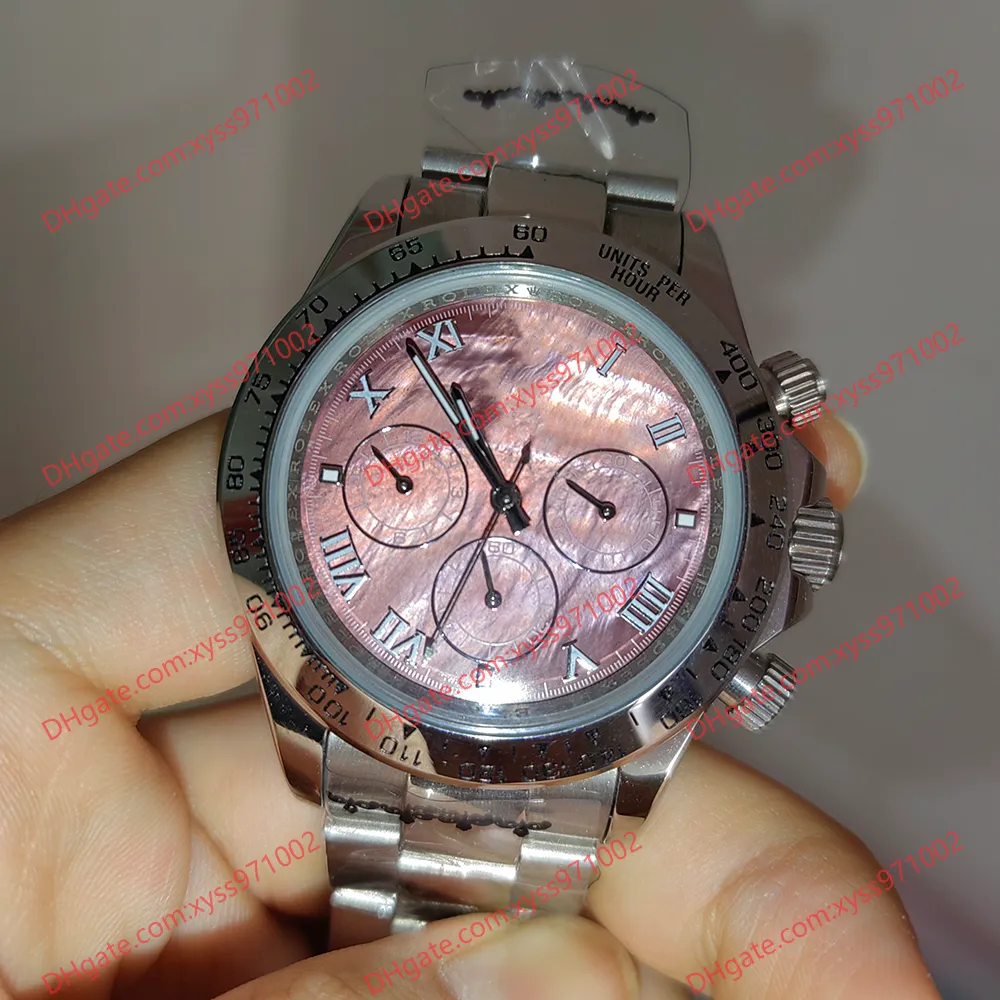 Reloj para hombre modelo 10 m116509, esfera de meteorito de 40 mm, reloj de pulsera con diamantes negros, correa de acero inoxidable, sin cronógrafo, 2813 deportivo A294Y