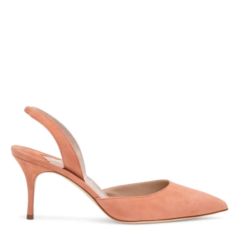 2023s Women Sandals Pump Dress Shoes High Heels Low Heel Carolyne 70mm