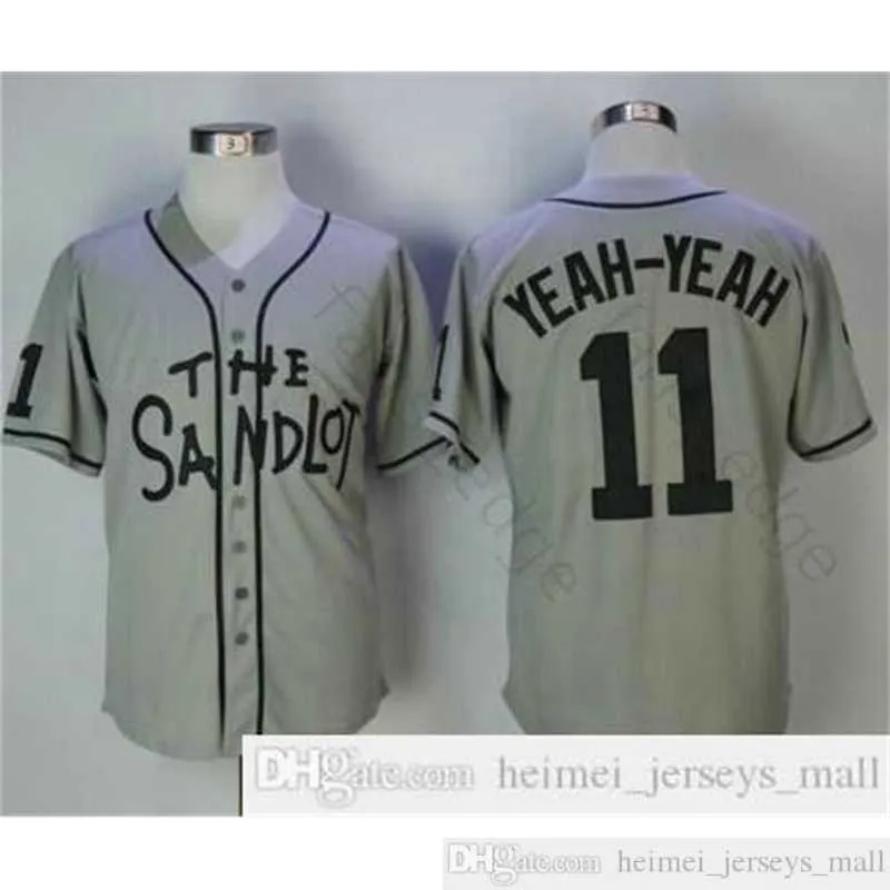 Korting de Sandlot Benny 30 'The Jet' Rodriguez 5 Michael 'Squints' Palledorous 11 Alan Yeah-Yeah McClennan Movie Baseball Jerseys