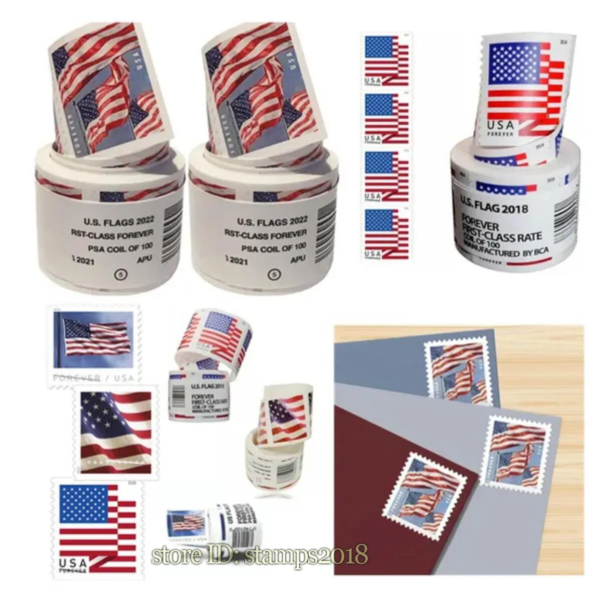 Forever New 2020 U.S. para envelopes Letters Post -Card Office Cards Supplies Collection