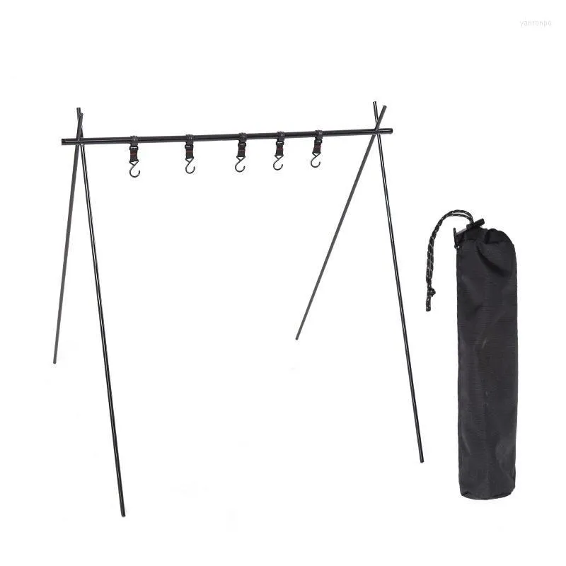 H￤ngar rack utomhus camping rack folding bekv￤mt stativstopp torkning av resor efterbehandlingsutrustning