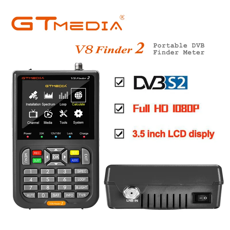 GTMEDIA V8 Finder2 DVB S2 Satellite Meter 1080P HD Signal Vehicle Loop  Detector With ST 5150, WS 6933,WS 6980 & WS High Quality Compatibility From  Arthur032, $36.82