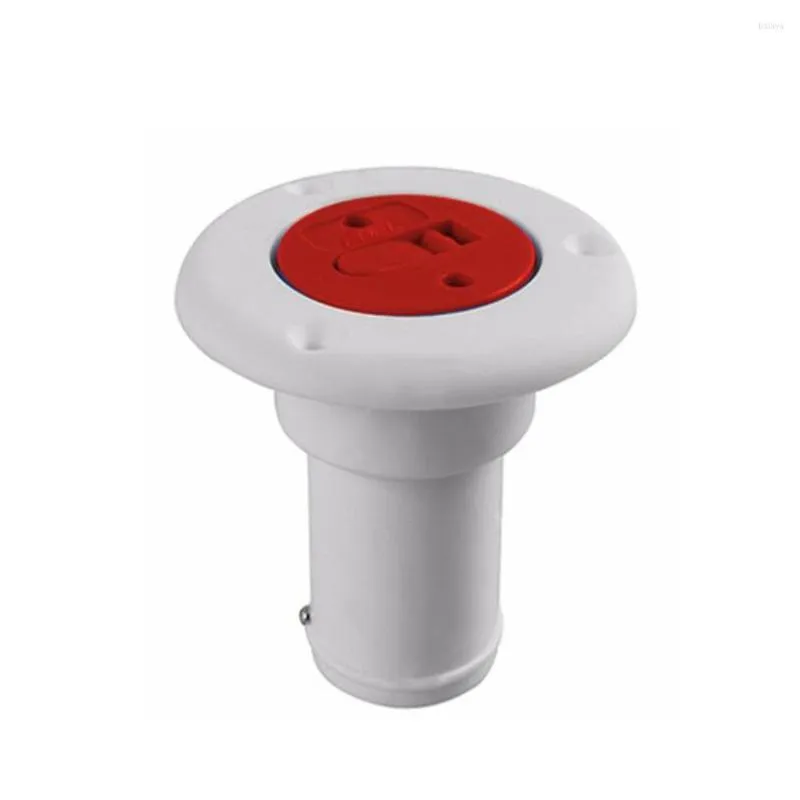 All Terrain Wheels ABS Plastic White And Black Deck Filler Socket Of Fuel 38mm Marine Boat Yacht Hardware