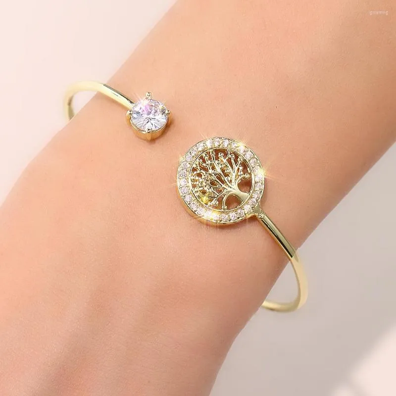 Braccialetto di arrivo del braccialetto per le donne Affascinante semplicità Stile Captivate Slider Brillante CZ Oro / Colore oro rosa Gioielleria raffinata