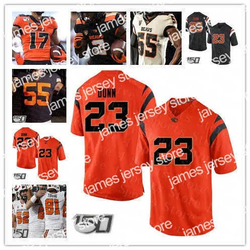 Custom 2021 College Oregon State Beavers Football Tristan Gebbia Jermar JE