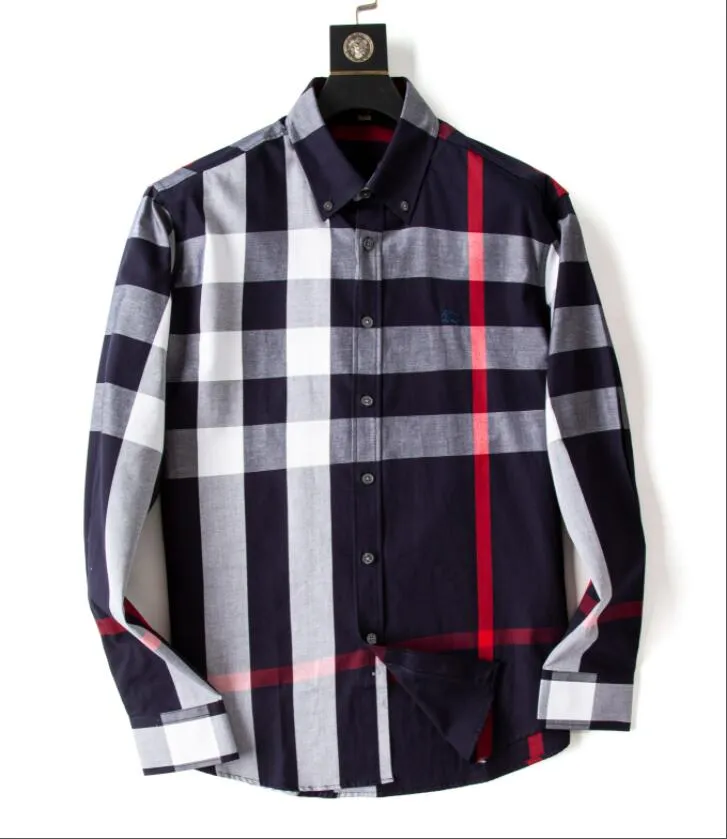 2021 chemises pour hommes de créateurs de luxe mode casual business sociale et chemise de cocktail marque printemps automne minceur les vêtements les plus en vogue M-4XL # 176