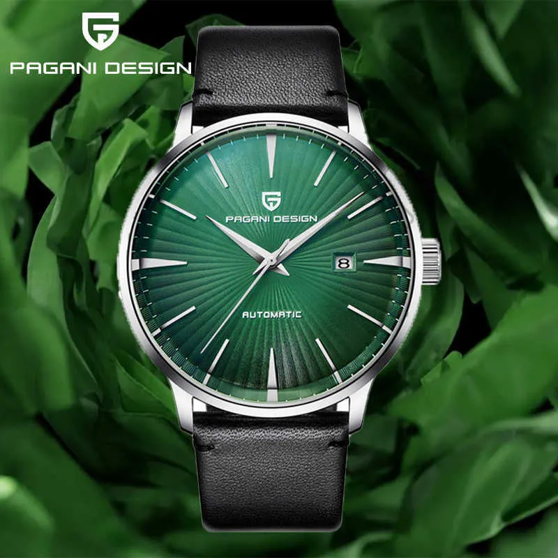 腕時計Pagani Design 2022 New Men's Automal Chacelical Watchステンレス鋼防水装備